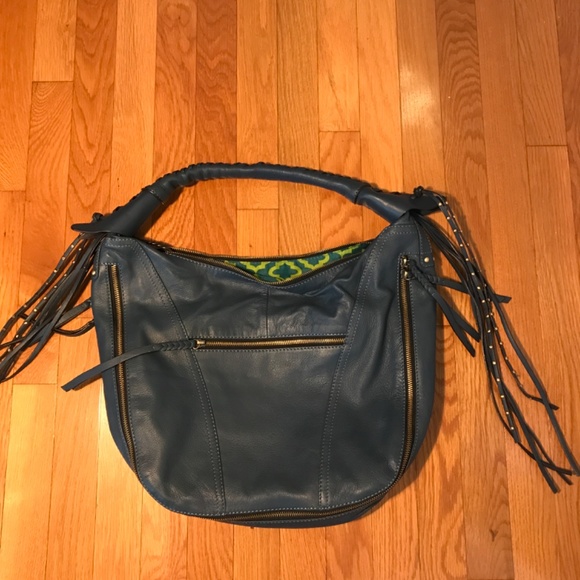 OrYANY Soft Nappa Leather Hobo - Michelle (Marine Blue) - Picture 5 of 9